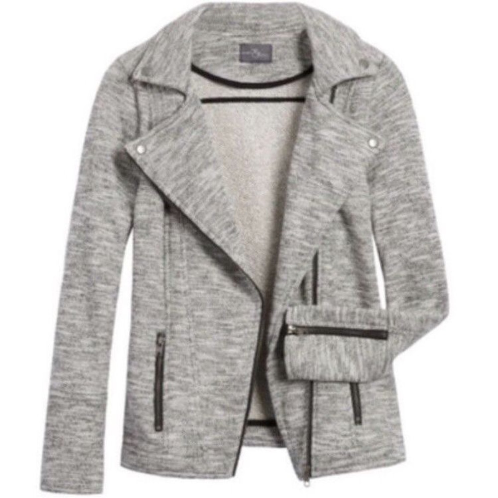 Stitch Fix Elissa French Terry Moto Jacekt